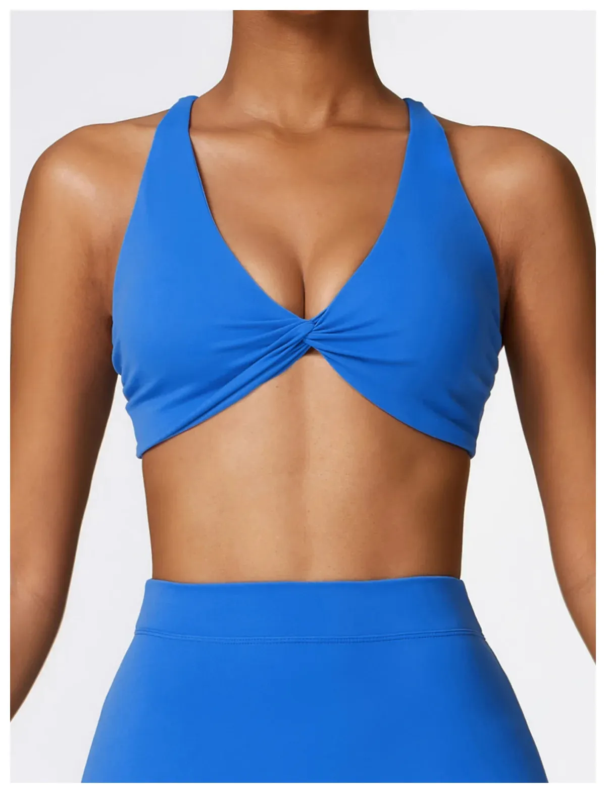070  Sexy  Cross Straps Back Fitness Bra