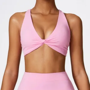 070  Sexy  Cross Straps Back Fitness Bra