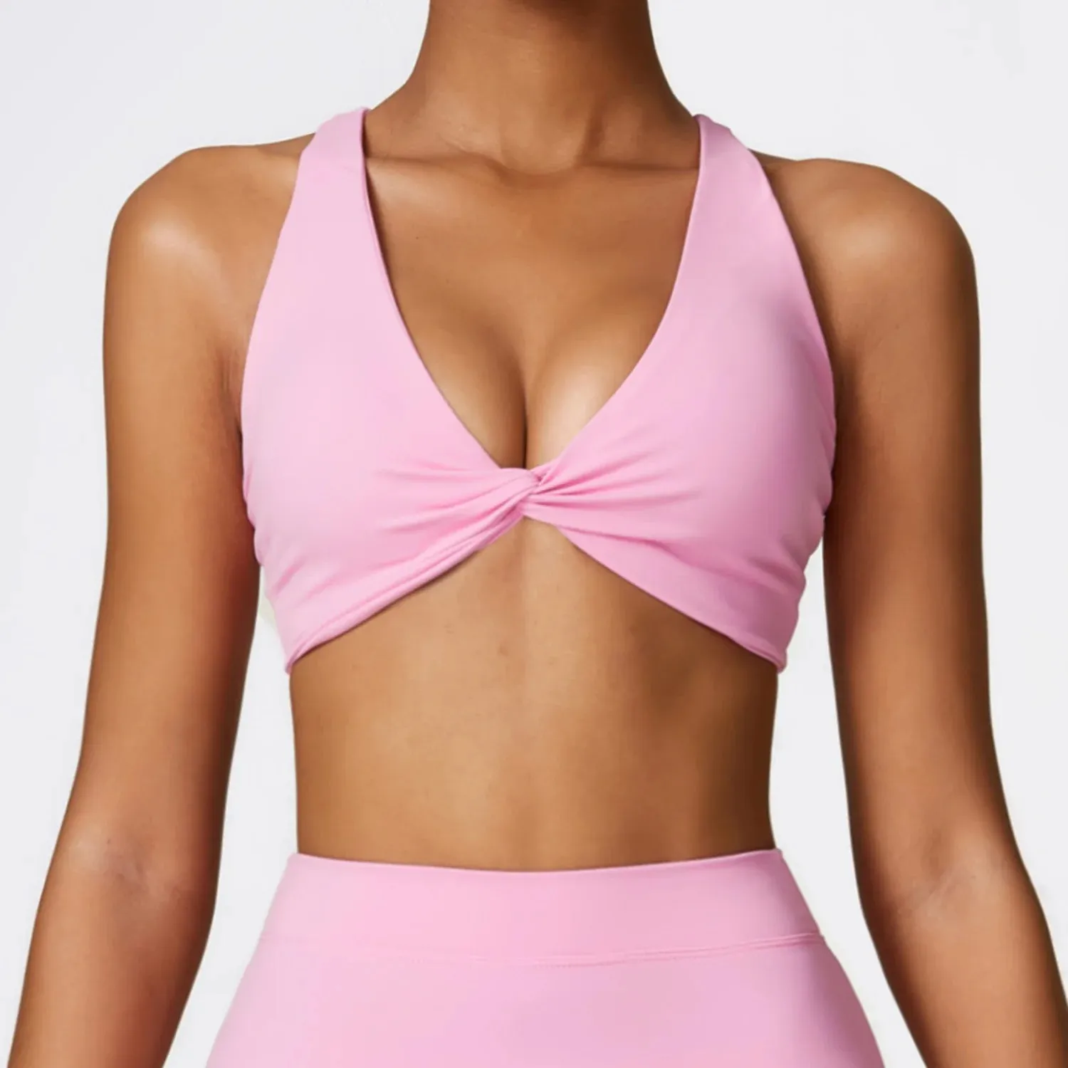 070  Sexy  Cross Straps Back Fitness Bra
