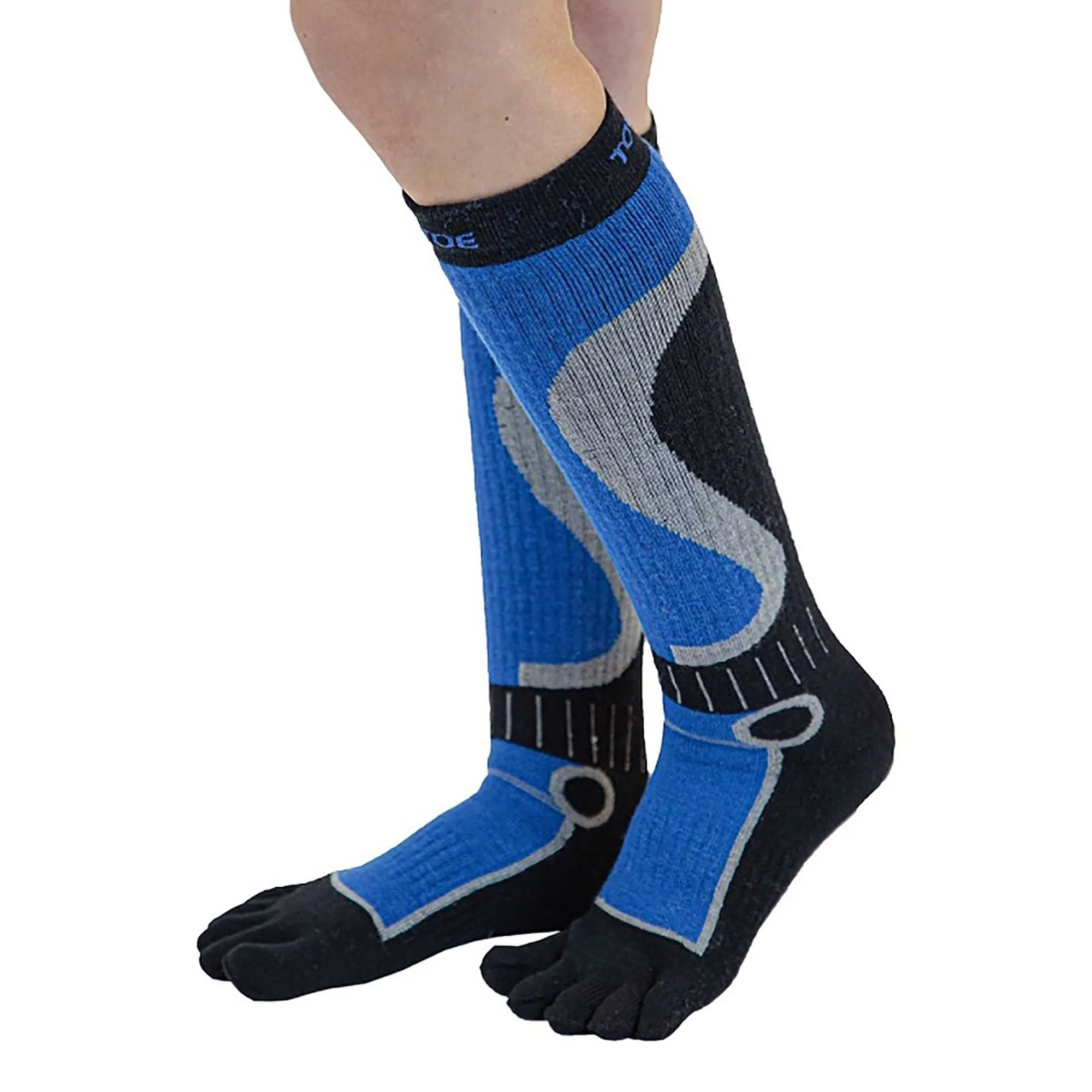 1 Pack Mens & Ladies Sports Ski / Snow Knee High Toe Socks