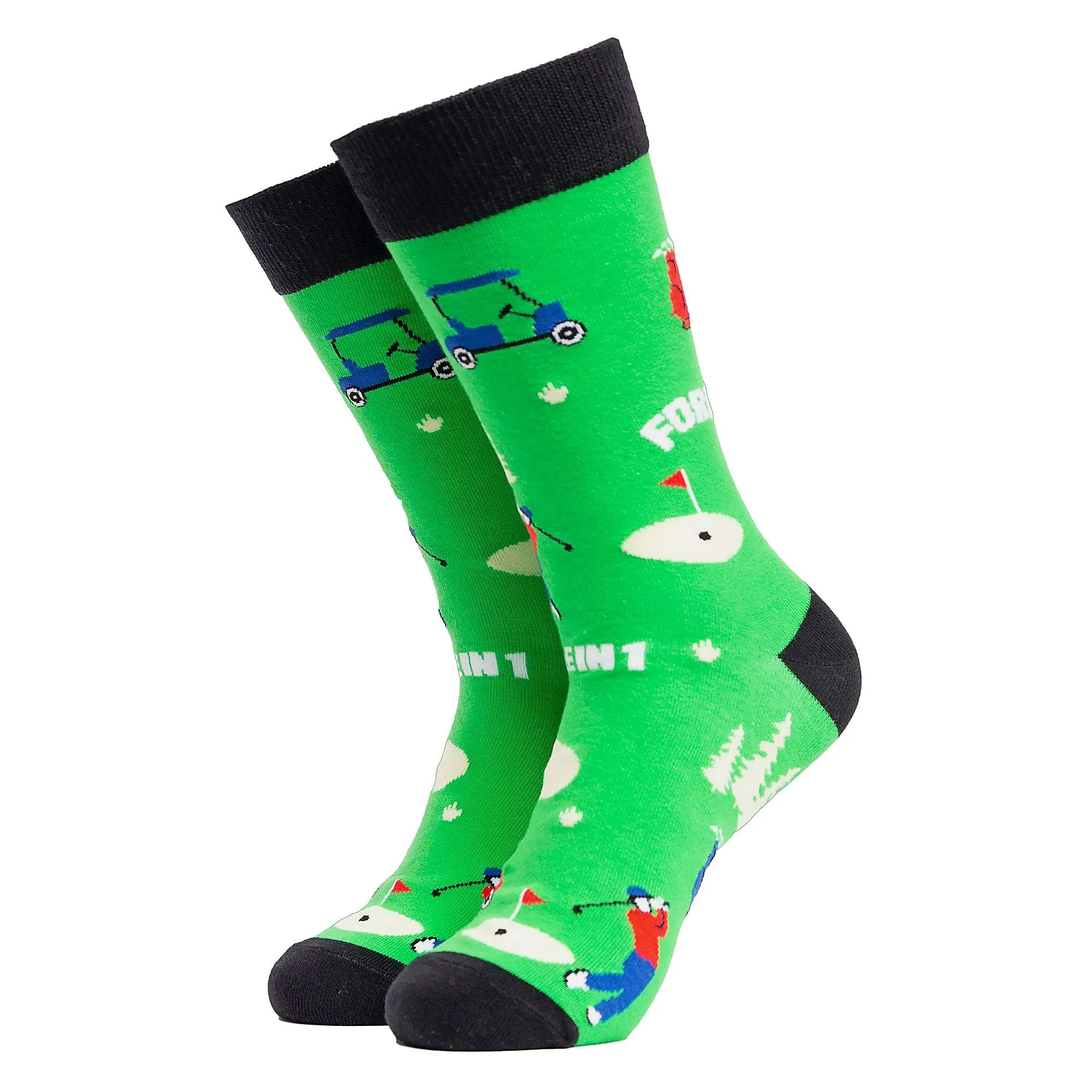 1 Pack Mens & Ladies Sports Themed Crew Cotton Socks