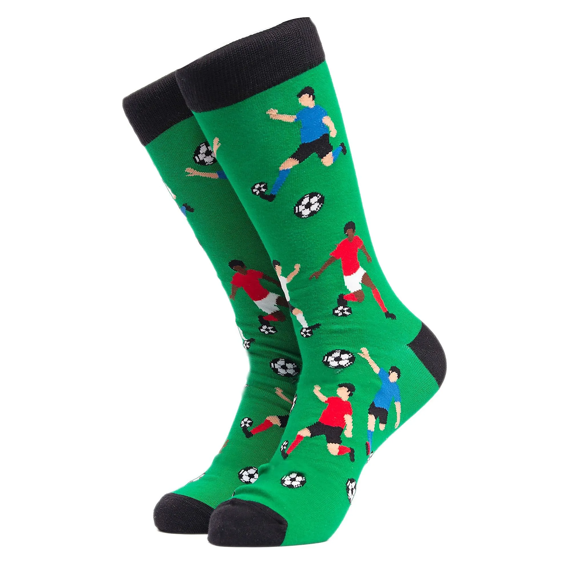 1 Pack Mens & Ladies Sports Themed Crew Cotton Socks