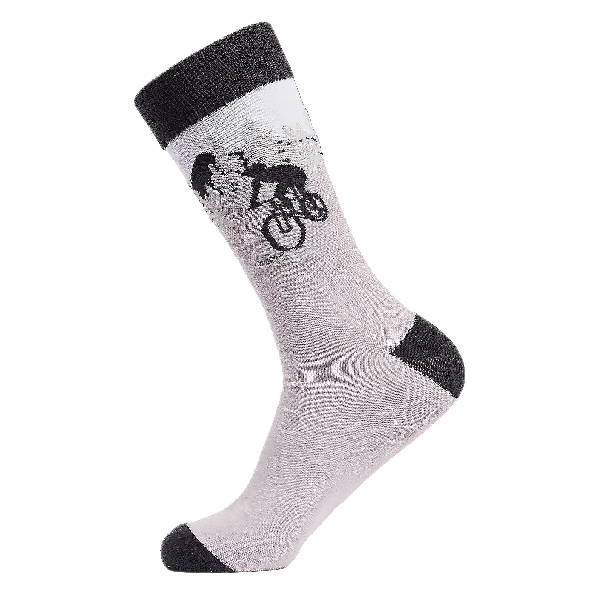 1 Pack Mens & Ladies Sports Themed Crew Cotton Socks