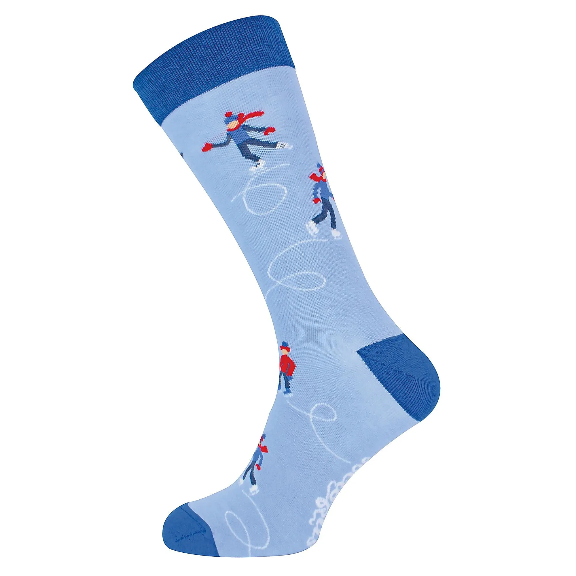 1 Pack Mens & Ladies Sports Themed Crew Cotton Socks