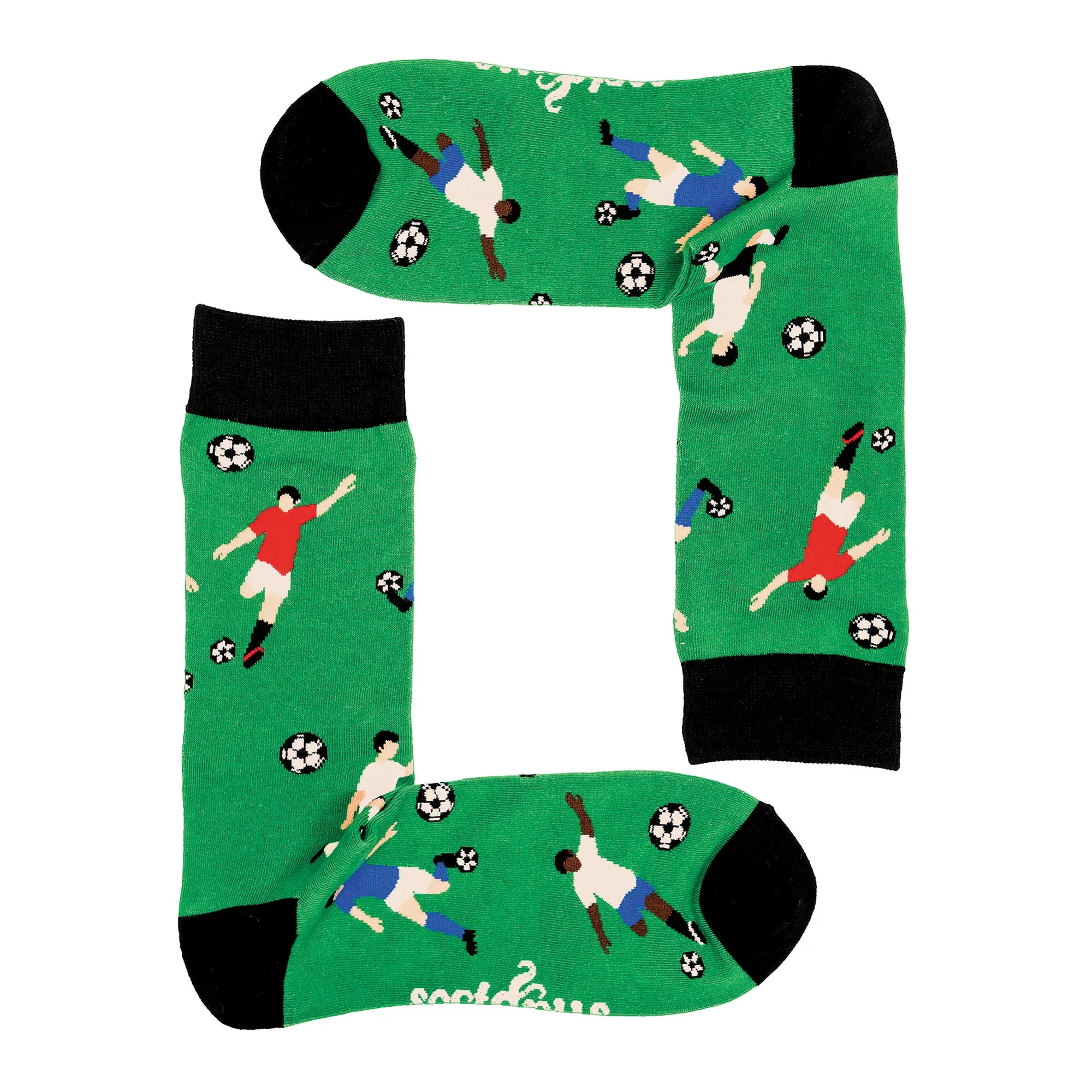 1 Pack Mens & Ladies Sports Themed Crew Cotton Socks