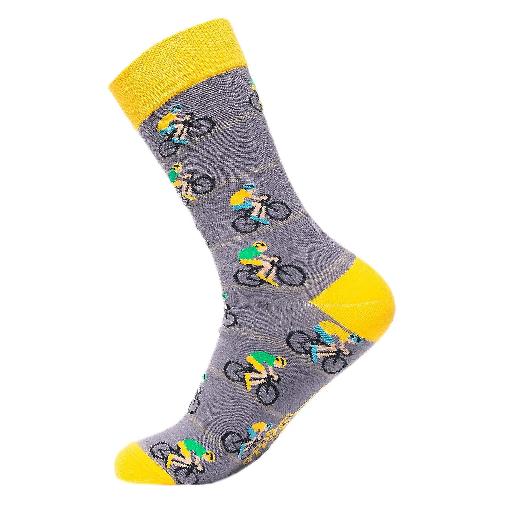 1 Pack Mens & Ladies Sports Themed Crew Cotton Socks