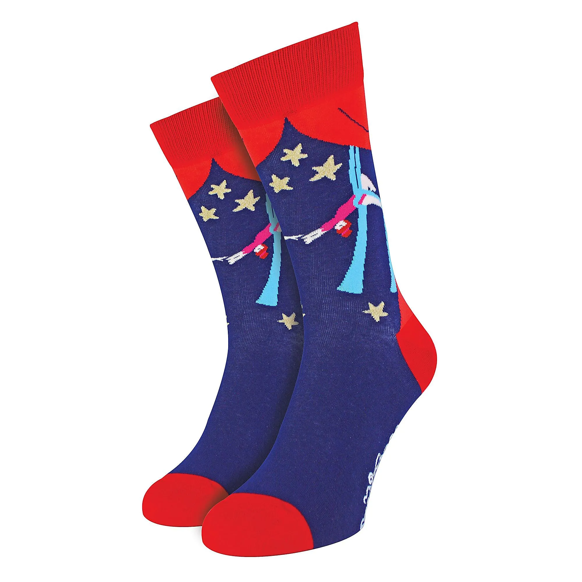 1 Pack Mens & Ladies Sports Themed Crew Cotton Socks