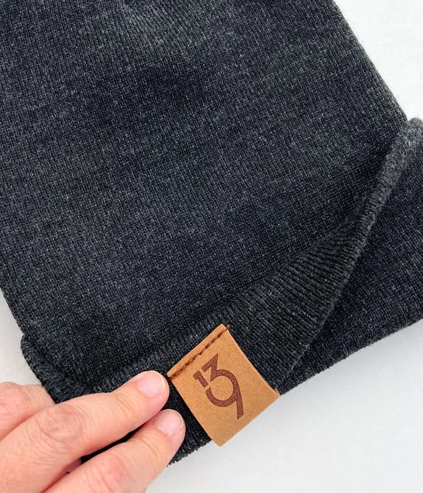 139 Logo Beanie – Charcoal
