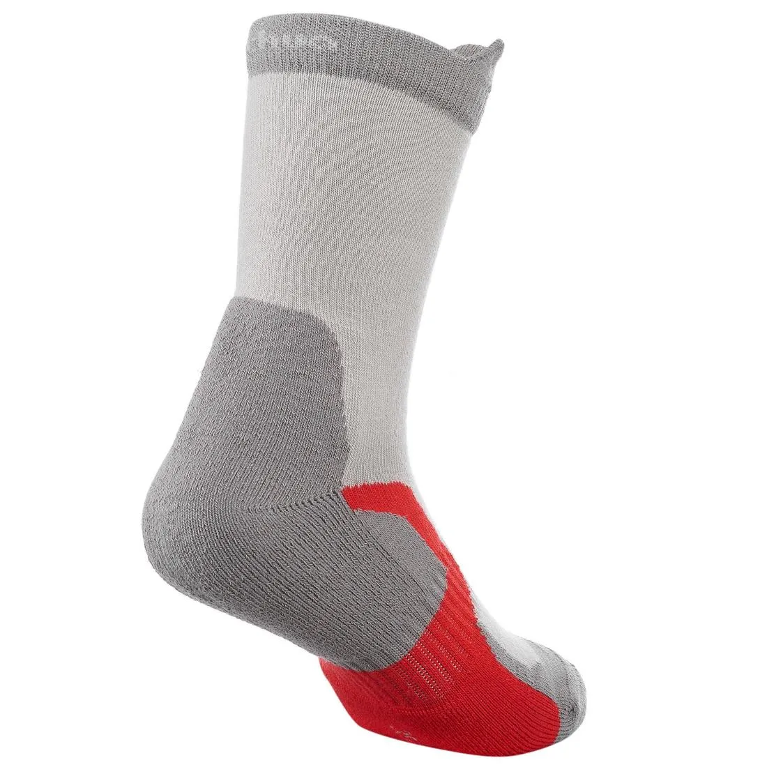 2 paires de chaussettes de randonnée tiges hautes enfant Crossocks Menthe Beige
