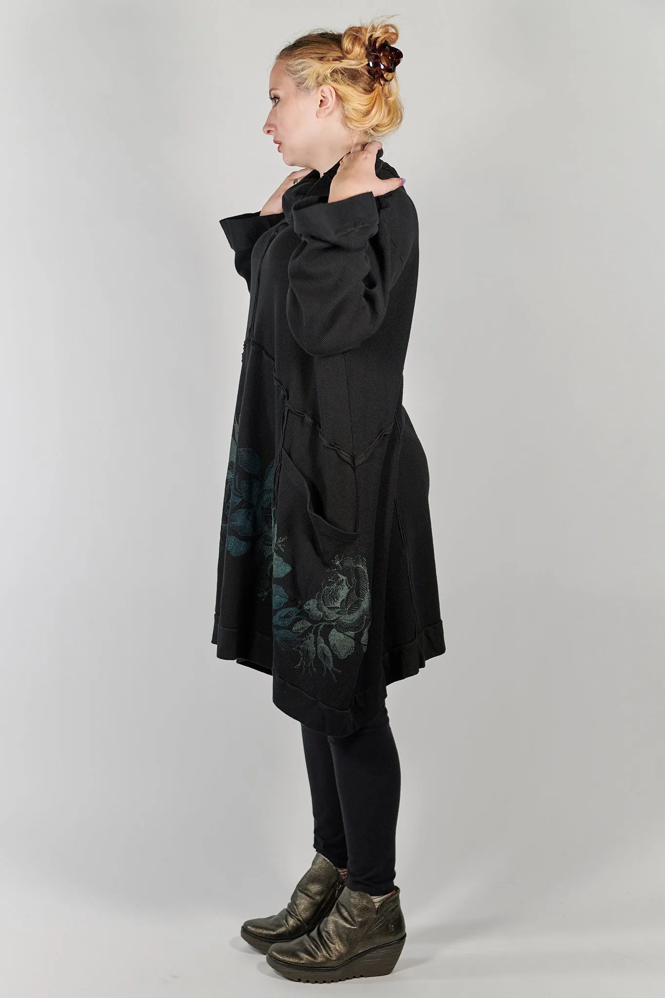 2207 Thermal Travel All Roads Thermal Tunic Black-P