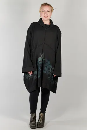2207 Thermal Travel All Roads Thermal Tunic Black-P