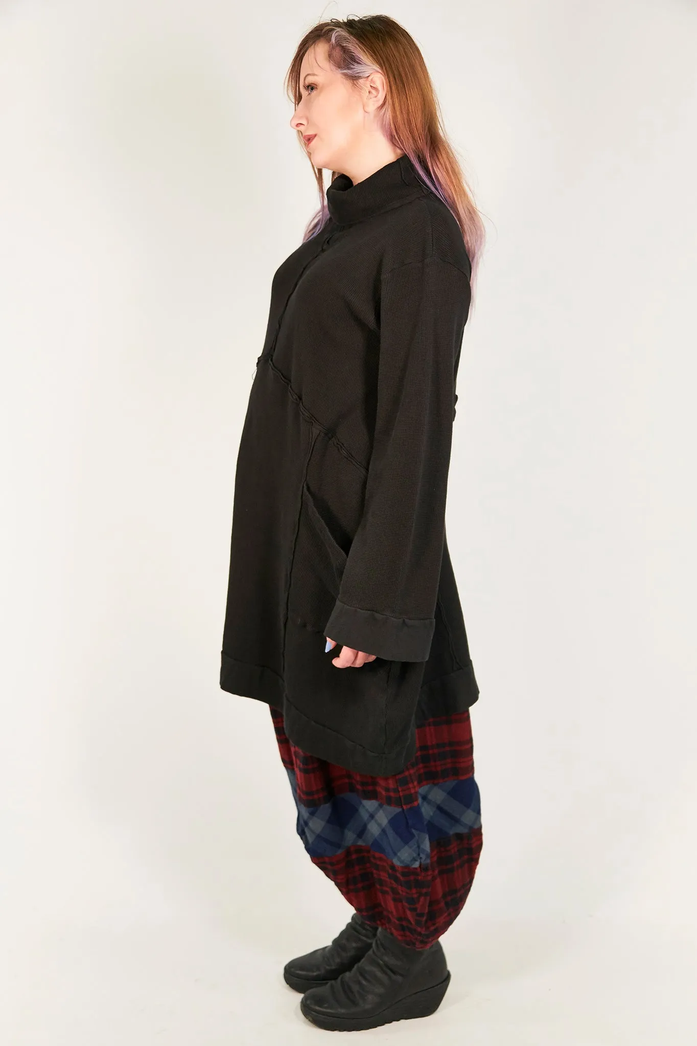 2207 Thermal Travel All Roads Thermal Tunic Black-U