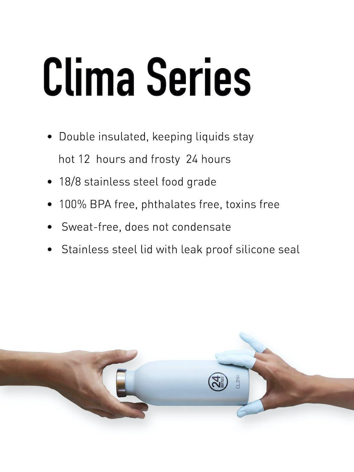 24Bottles Clima Bottle Dusty Pink 500ml