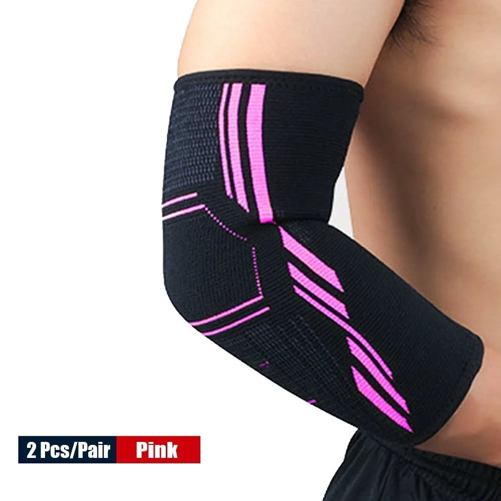 2pcs/pair Elbow Brace Sleeve for Tendonitis Tennis Elbow and Reduce Joint Pain
