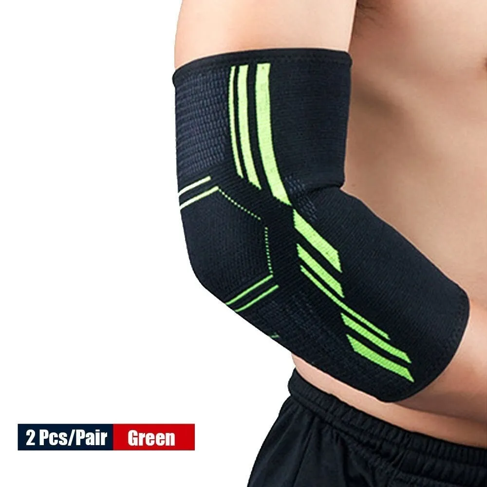 2pcs/pair Elbow Brace Sleeve for Tendonitis Tennis Elbow and Reduce Joint Pain