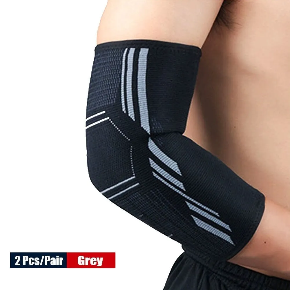 2pcs/pair Elbow Brace Sleeve for Tendonitis Tennis Elbow and Reduce Joint Pain