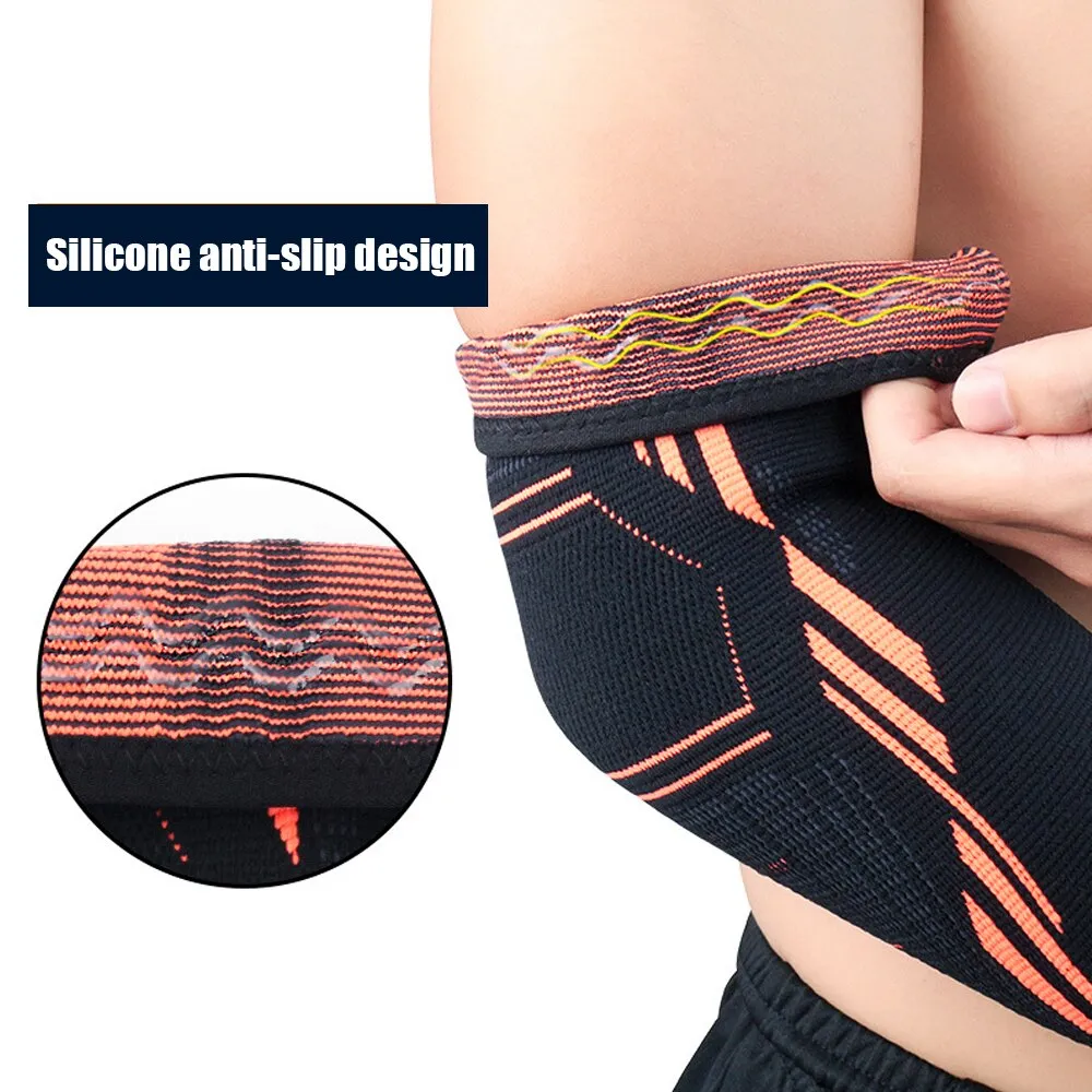 2pcs/pair Elbow Brace Sleeve for Tendonitis Tennis Elbow and Reduce Joint Pain