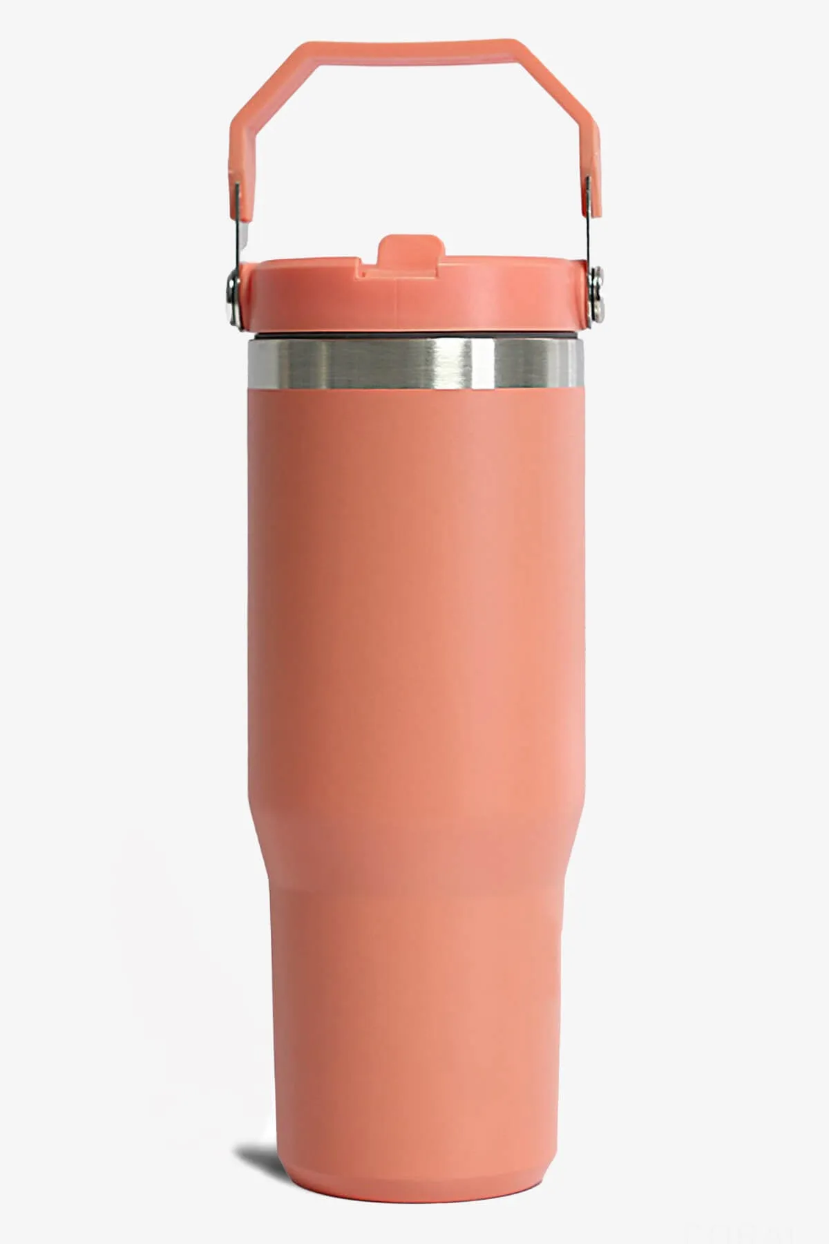 30 oz Tumbler With Handle And Flip Straw