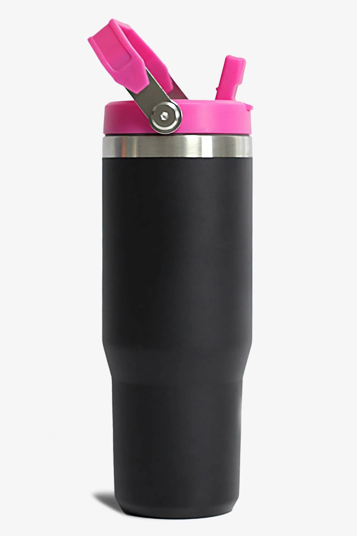 30 oz Tumbler With Handle And Flip Straw