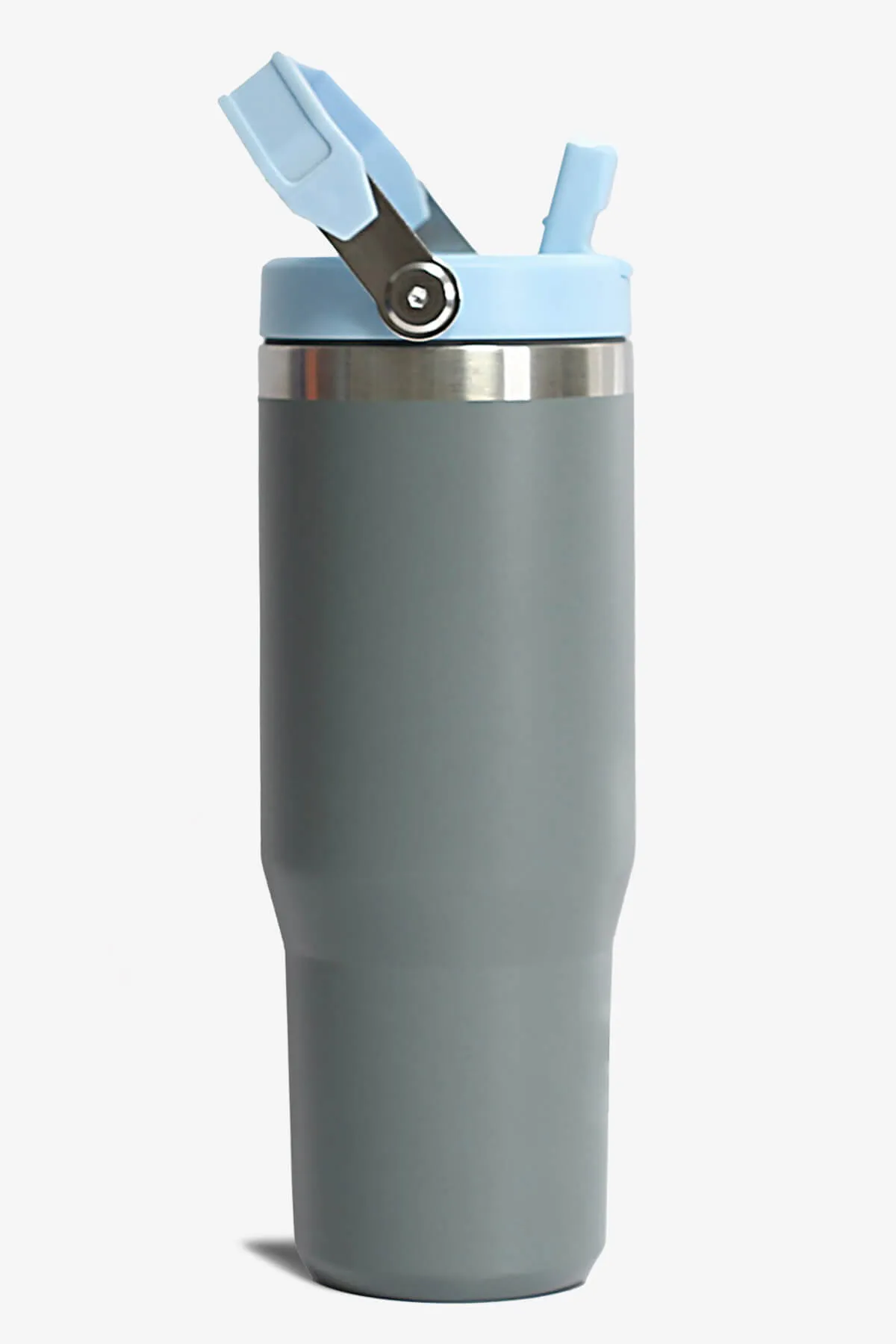 30 oz Tumbler With Handle And Flip Straw