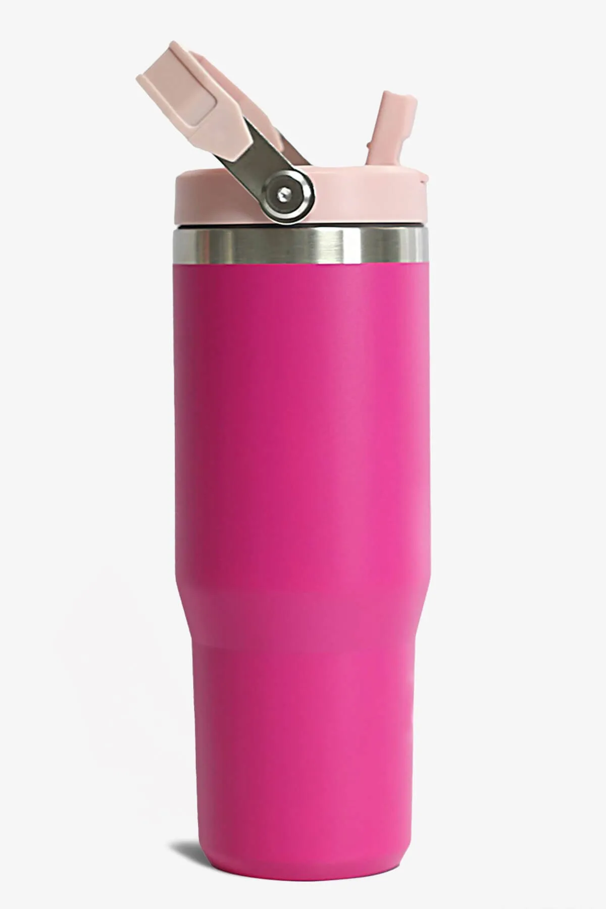 30 oz Tumbler With Handle And Flip Straw