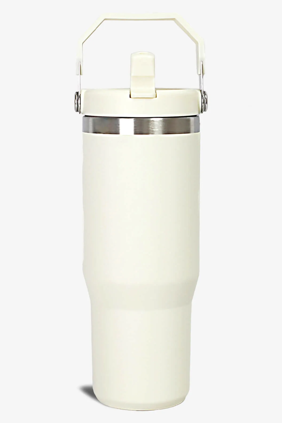 30 oz Tumbler With Handle And Flip Straw