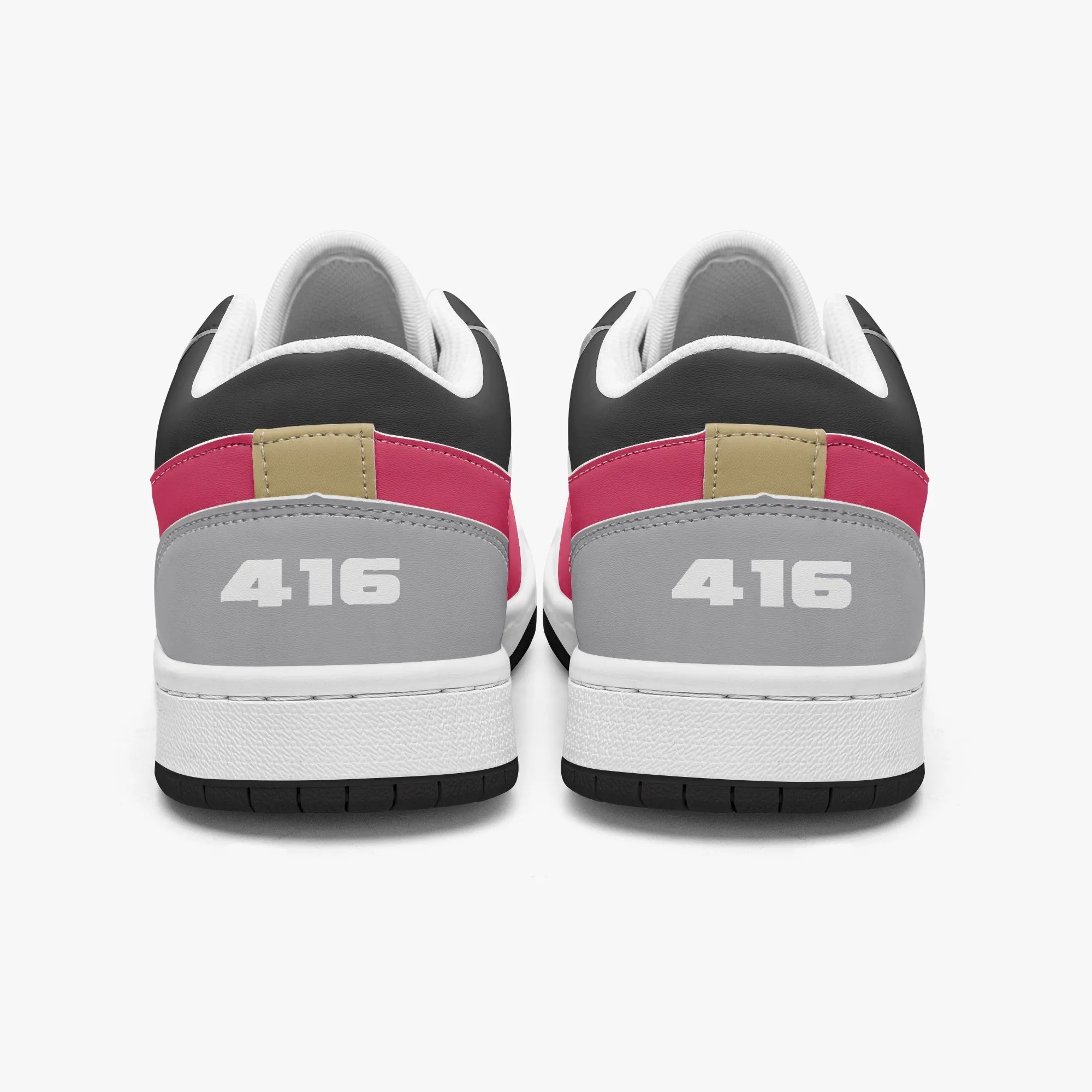 416 Men's Low-Top Leather Basketball Shoes by Niche Era Toronto