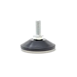 48mm-M8x20mm Non-Slip Screw In Levelling Machine Feet Height Adjustable, Made In Germany