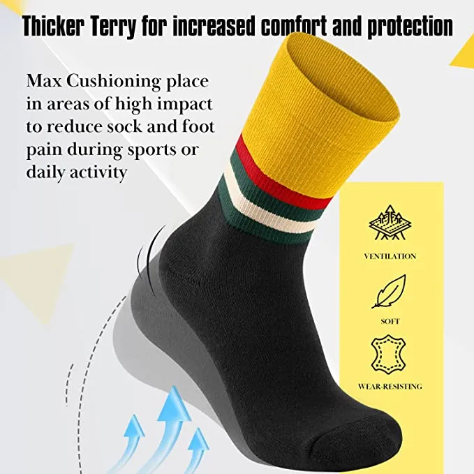 5-Pairs Cool Women's Hiking Walking Socks | ACTINPUT