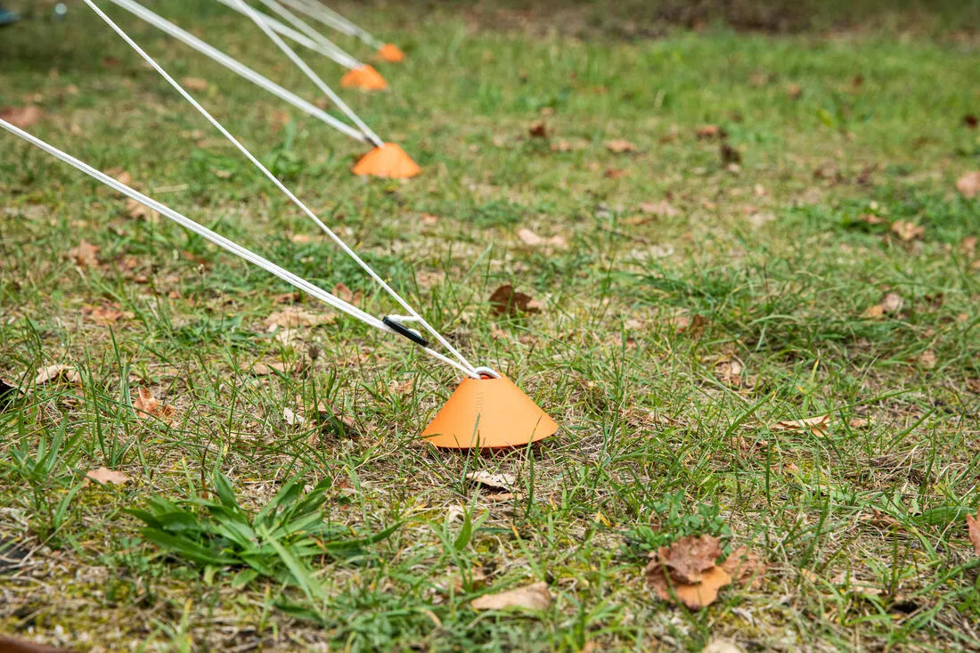 6 PROTECTIONS POUR PIQUETS DE TENTE