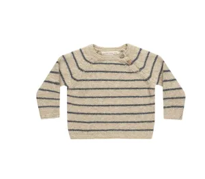 Ace Knit Sweater - Indigo Stripe