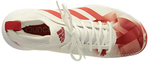 Adidas Women's Textile Defiant Generation W Ftwwht/Red/Red Tennis Shoes - 6 UK