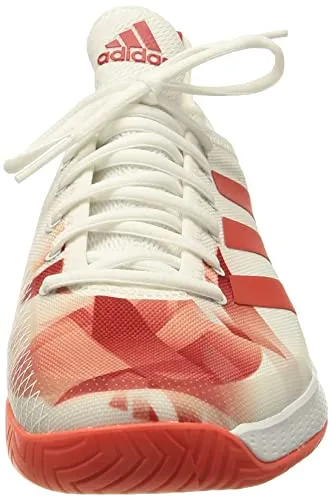 Adidas Women's Textile Defiant Generation W Ftwwht/Red/Red Tennis Shoes - 6 UK