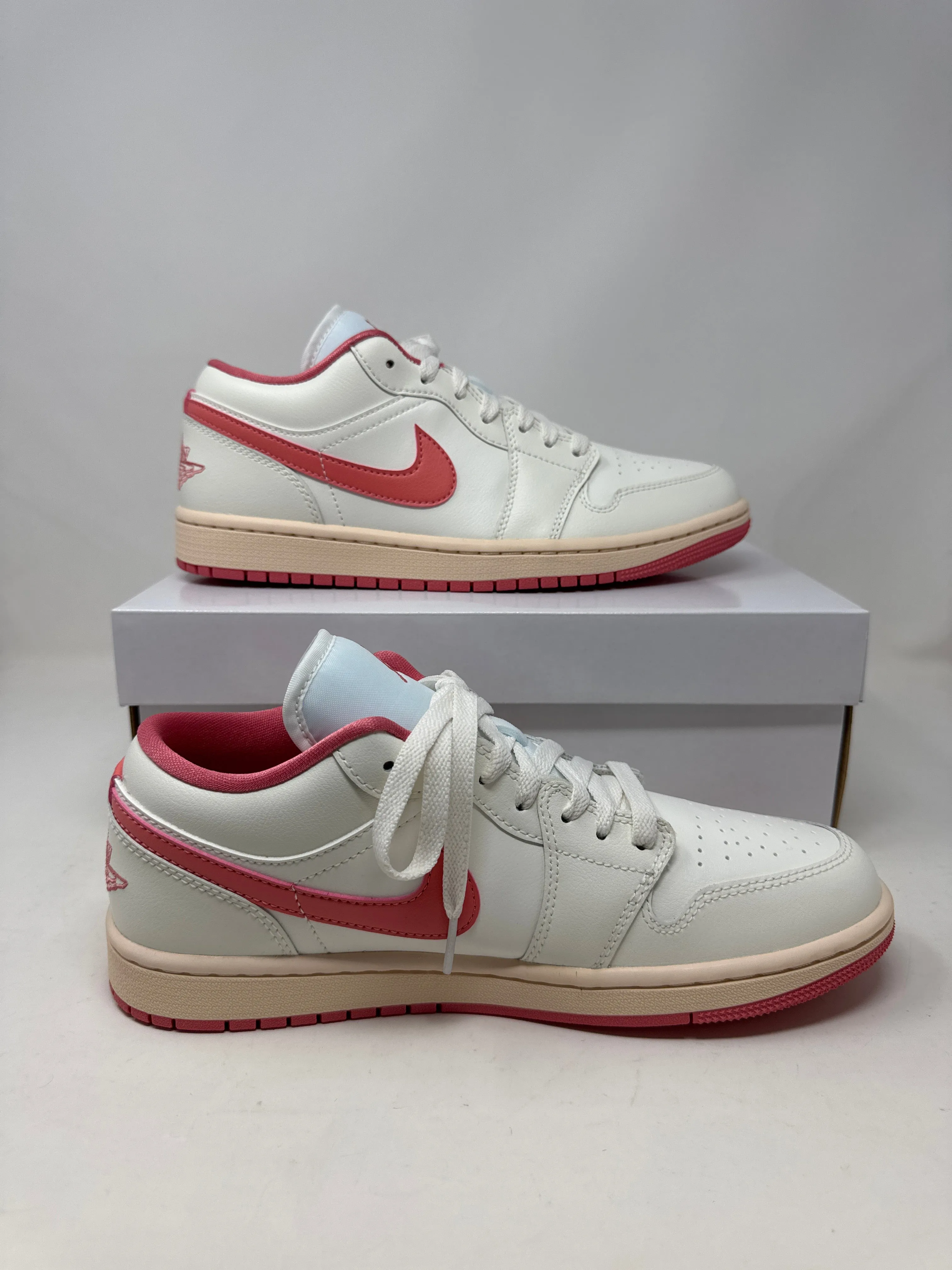 Air Jordan 1 Low, Sail Guava Ice Pink Salt (Women's)
