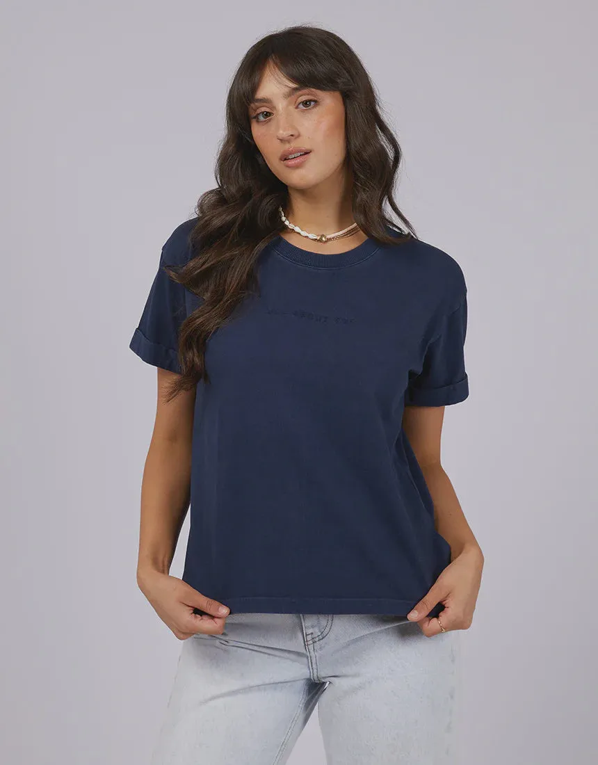 All About Eve AAE Washed Tee - Navy