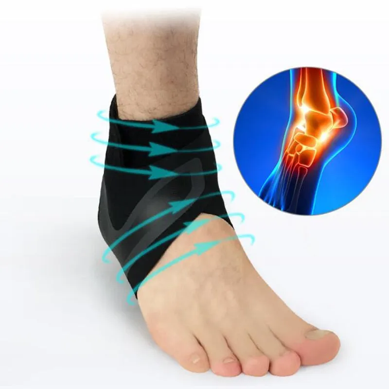 Ankle Support Brace Elasticity Free Adjustment Protection Bandage