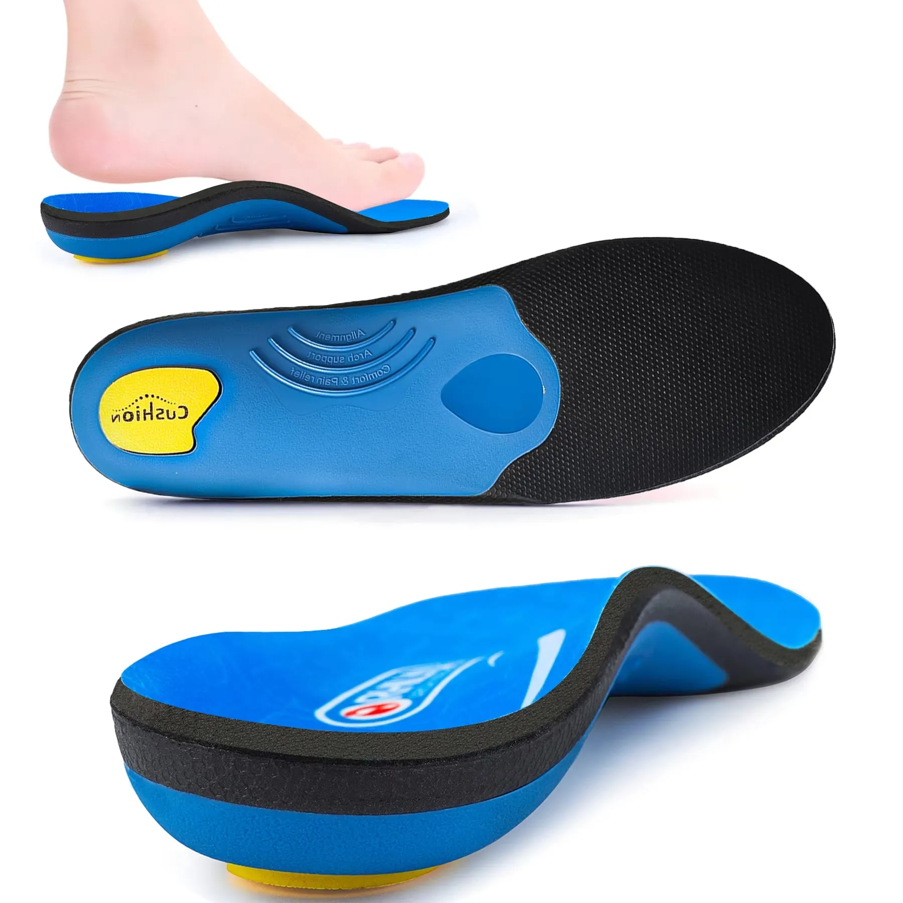Arch Heavy Support Pain Relief Orthotics Insoles