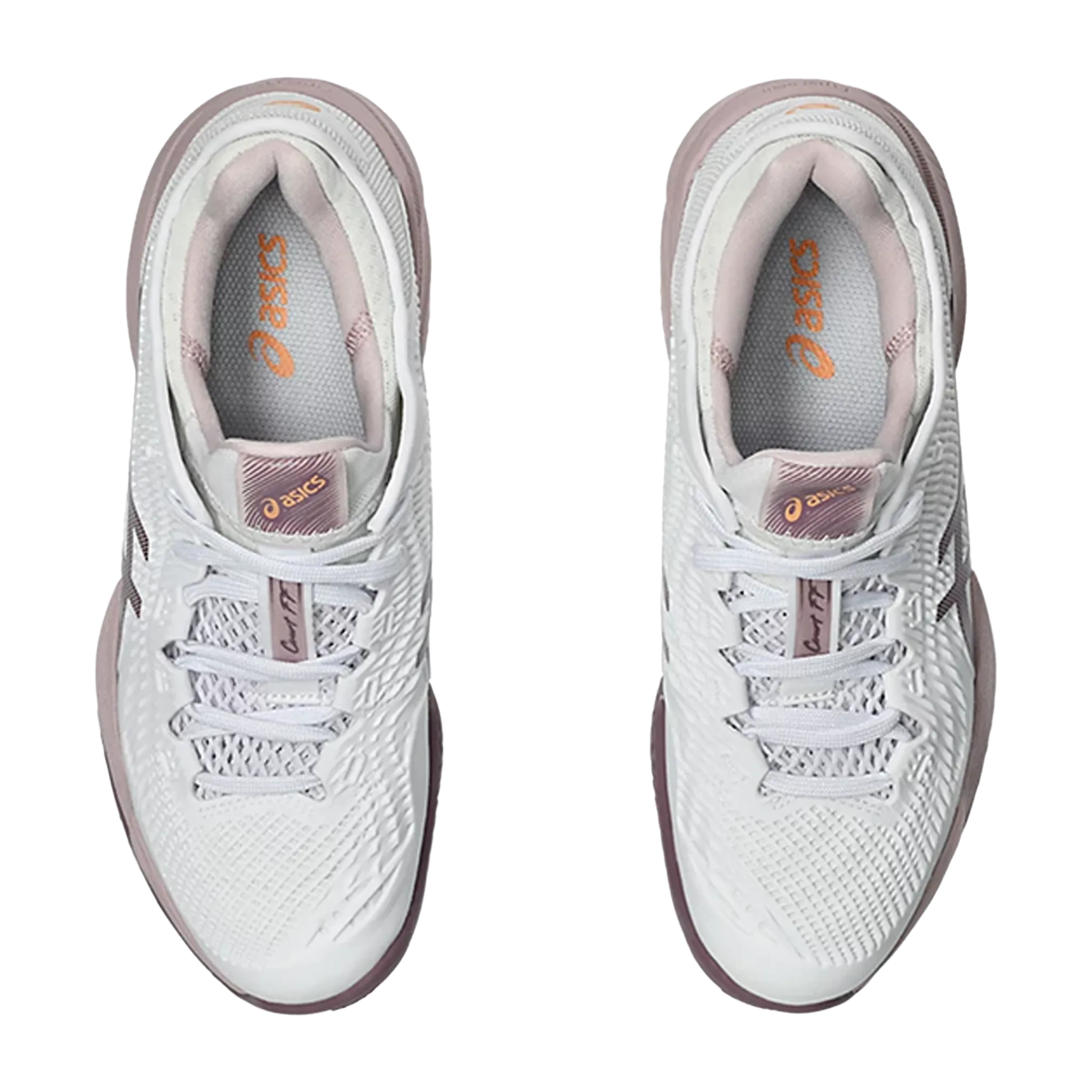ASICS Court FF3 CLAY (Women's) > WHITE/WATERSHED ROSE