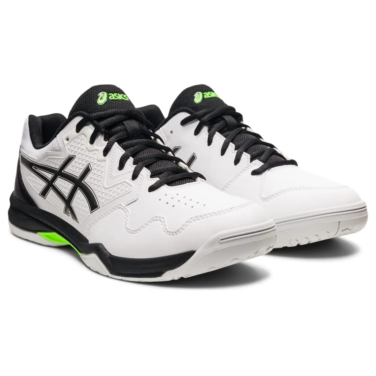 ASICS Men's Gel-Dedicate 7 Tennis Shoes, 9, White/Gunmetal