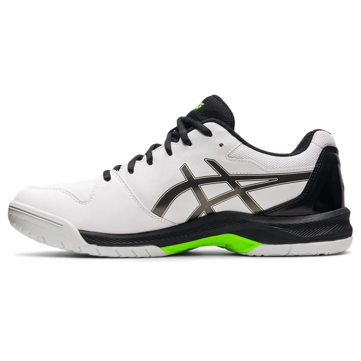 ASICS Men's Gel-Dedicate 7 Tennis Shoes, 9, White/Gunmetal