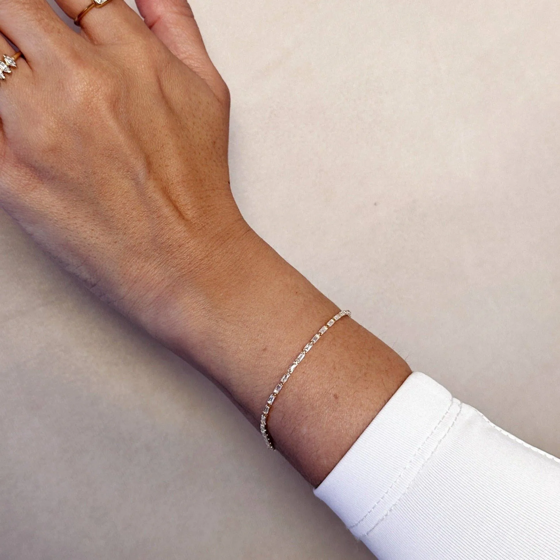Baguette Tennis Bracelet