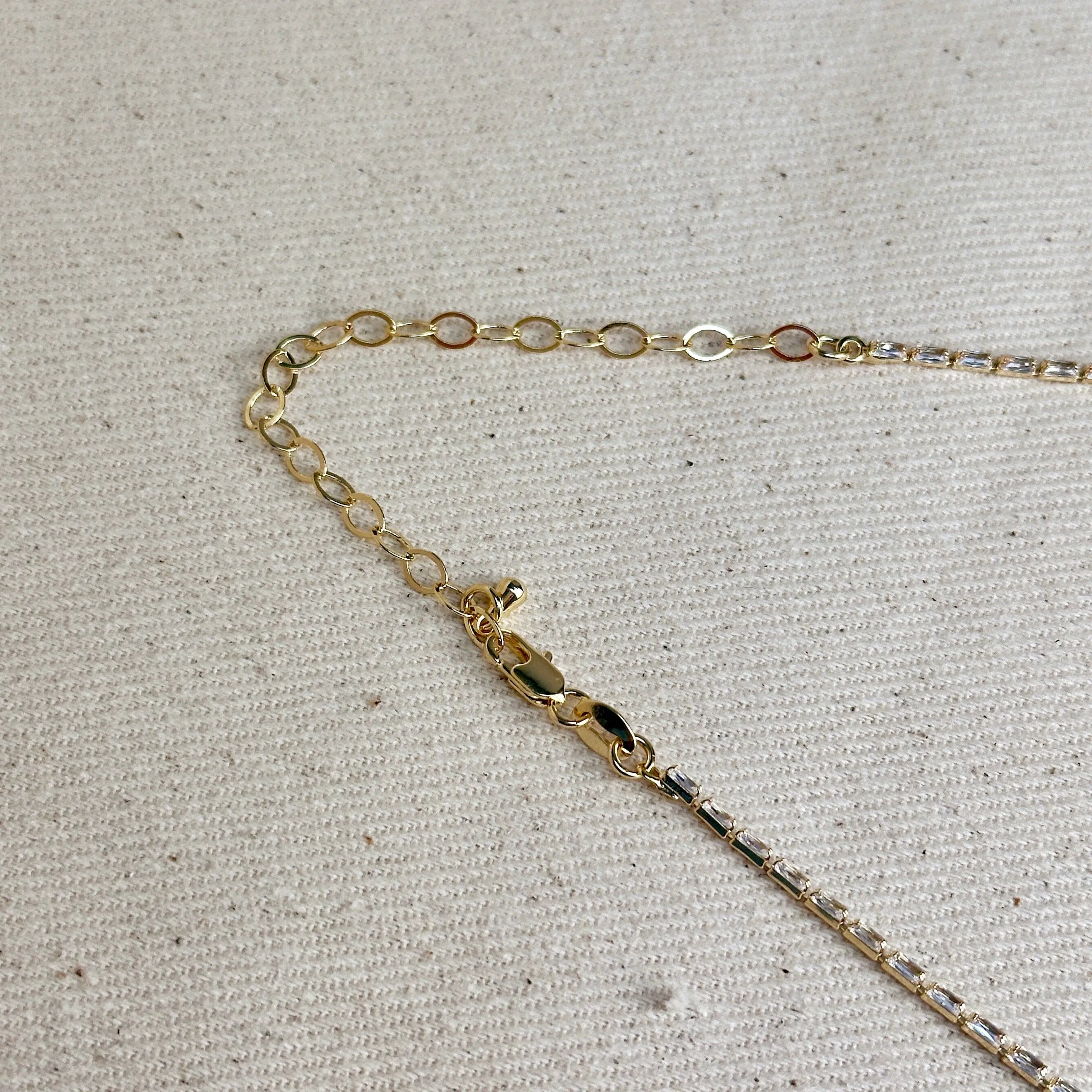 Baguette Tennis Necklace