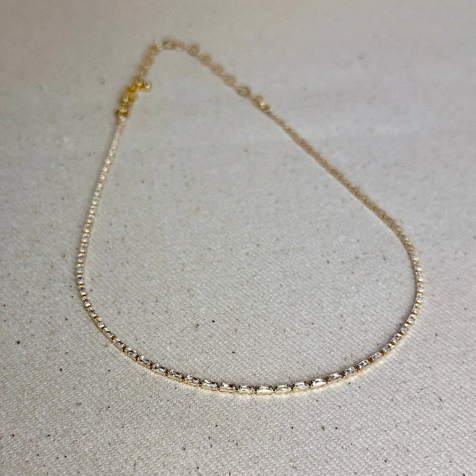 Baguette Tennis Necklace