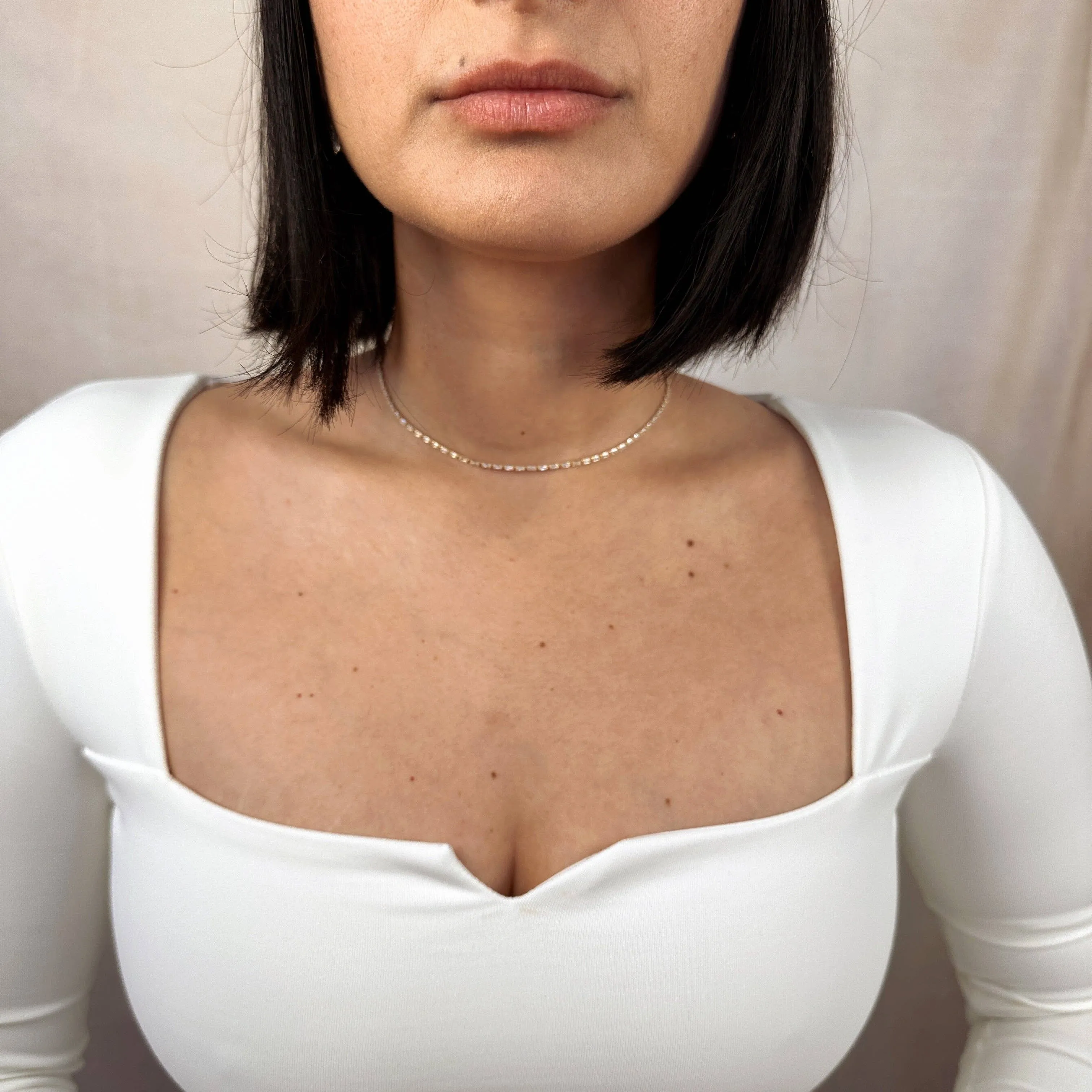 Baguette Tennis Necklace