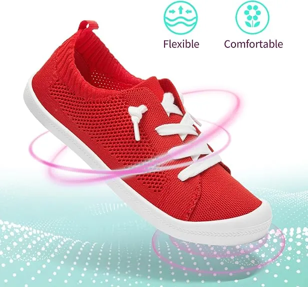 Barerun Women's Knit Slip On Sneakers