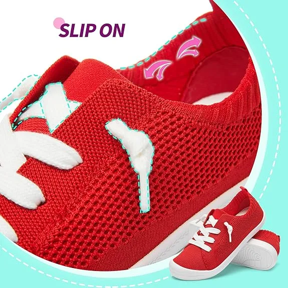 Barerun Women's Knit Slip On Sneakers