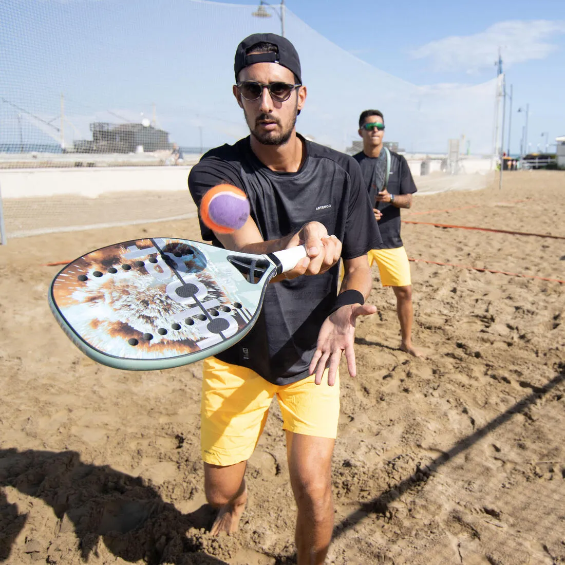 Beach Tennis Ball Twin-Pack BTB 900 S - Purple