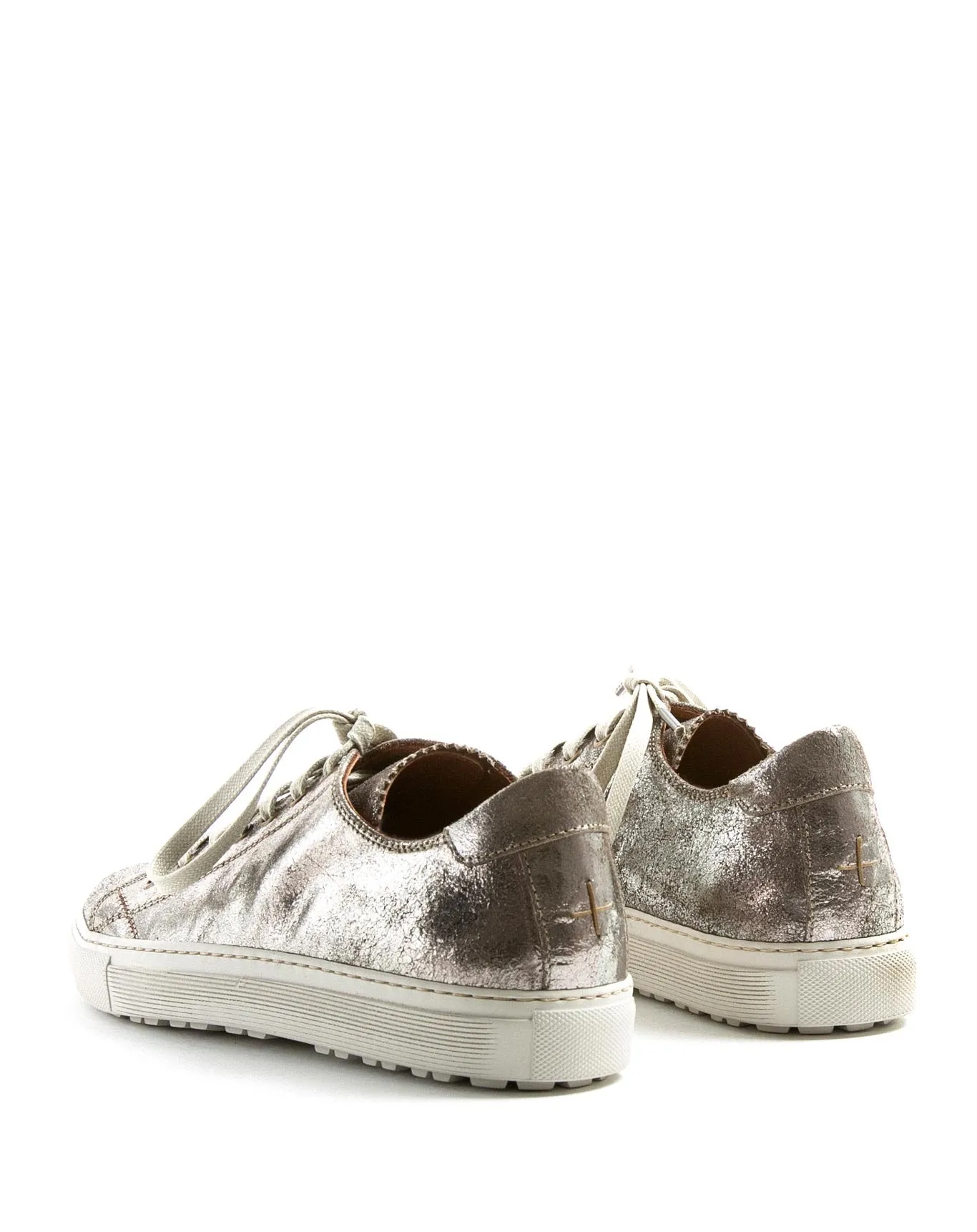 BEXY Gunmetal Leather Sneakers