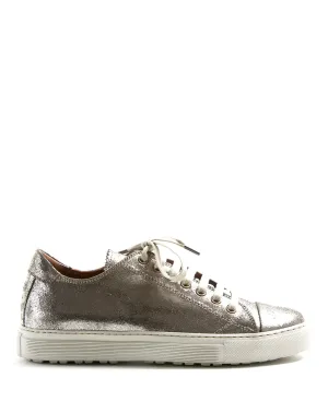 BEXY Gunmetal Leather Sneakers