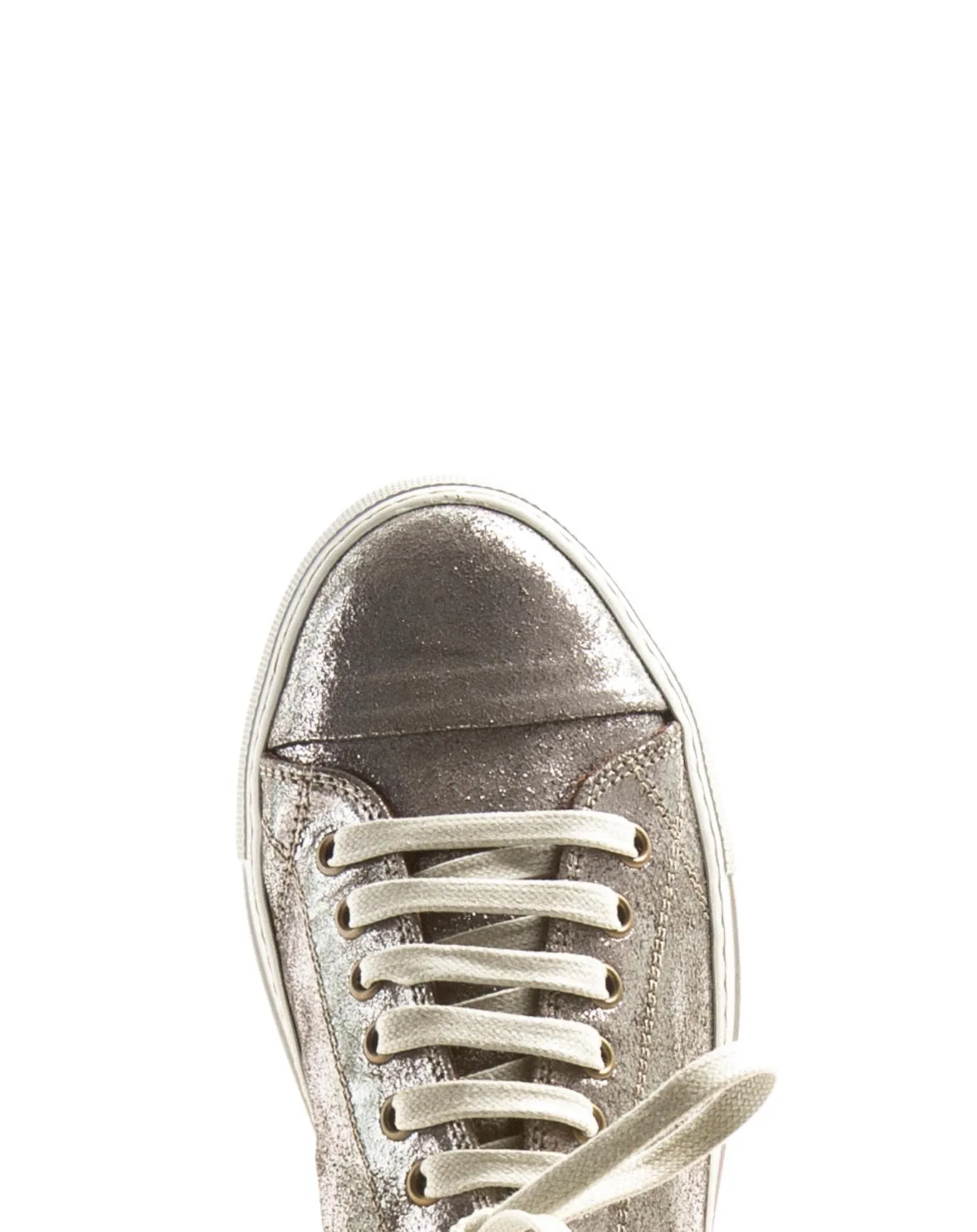 BEXY Gunmetal Leather Sneakers